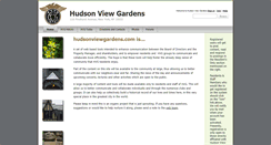 Desktop Screenshot of hudsonviewgardens.com